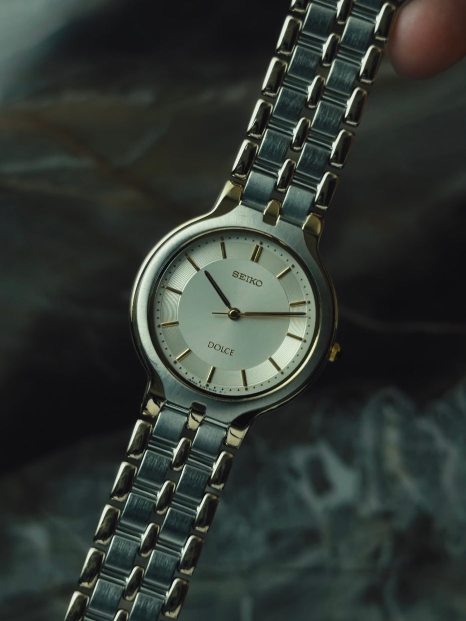 SEIKO Dolce "Two-Tone Silver Dial" 1999｜セイコー ヴィンテージ時計 - 7