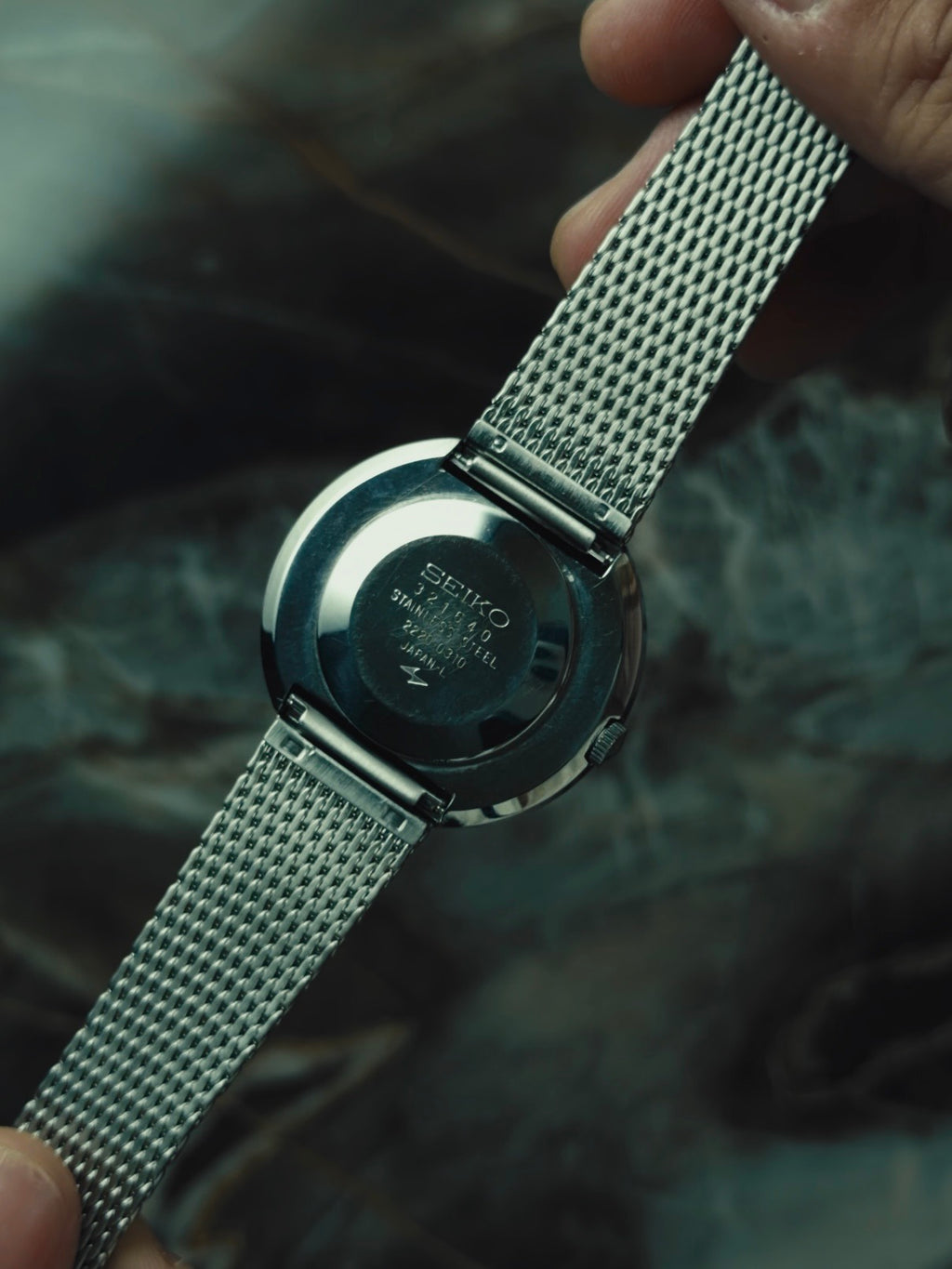 SEIKO Chariot "MOSAIC BEZEL" Blue Dial 1973