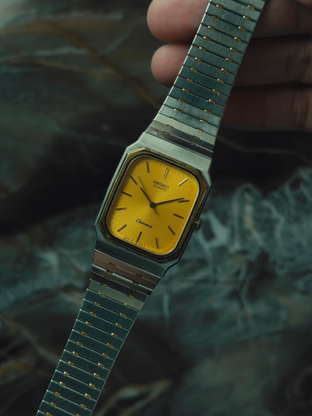 SEIKO Chronos Golden Dial 1980s