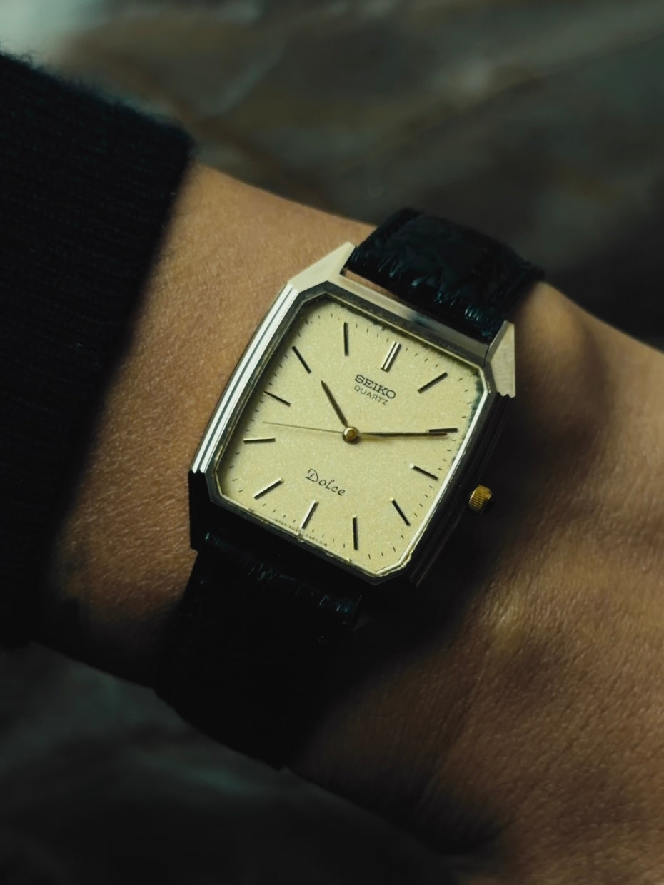 SEIKO Dolce Rectangular Champagne Dial 1981｜セイコー ヴィンテージ時計 - 7