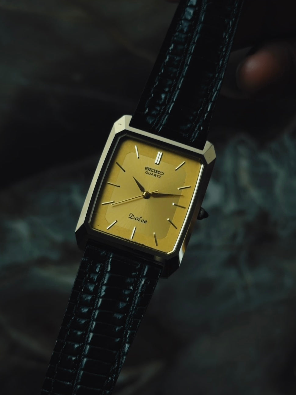 SEIKO Dolce Tungsten Gold Dial 1985｜セイコー ヴィンテージ時計 - 7