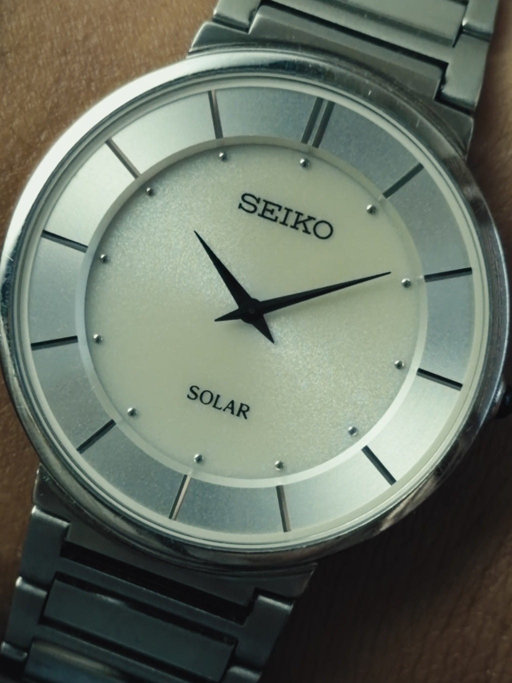 SEIKO "Silver Dial" Solar 2000s｜セイコー ヴィンテージ時計 - 7