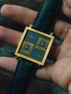 Baume & Mercier Dual Time 18KSG Big Square Case 1970s｜ボーム＆メルシエ ヴィンテージ時計 - 8