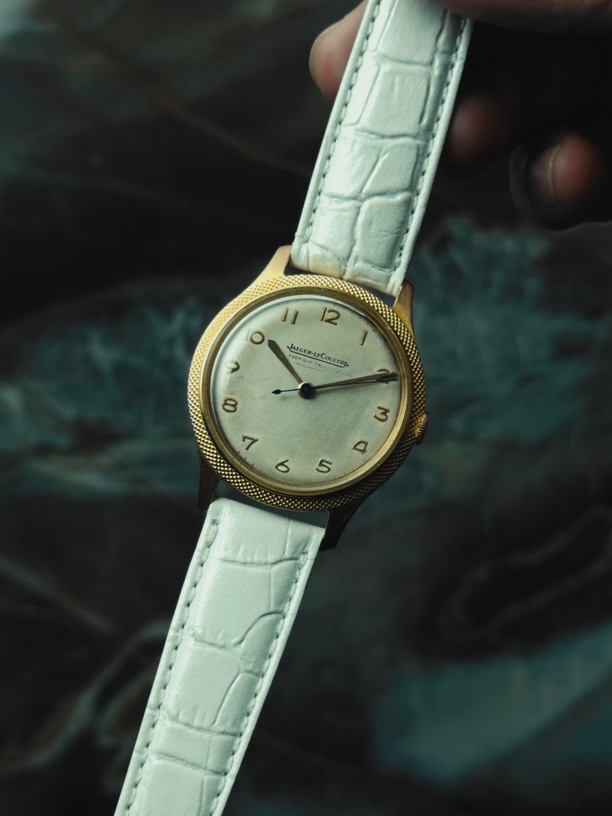 JAEGER-LECOULTRE 18K Pink Gold "Clous de Paris" Bezel 1950s｜ジャガー・ルクルト ヴィンテージ時計 - 8