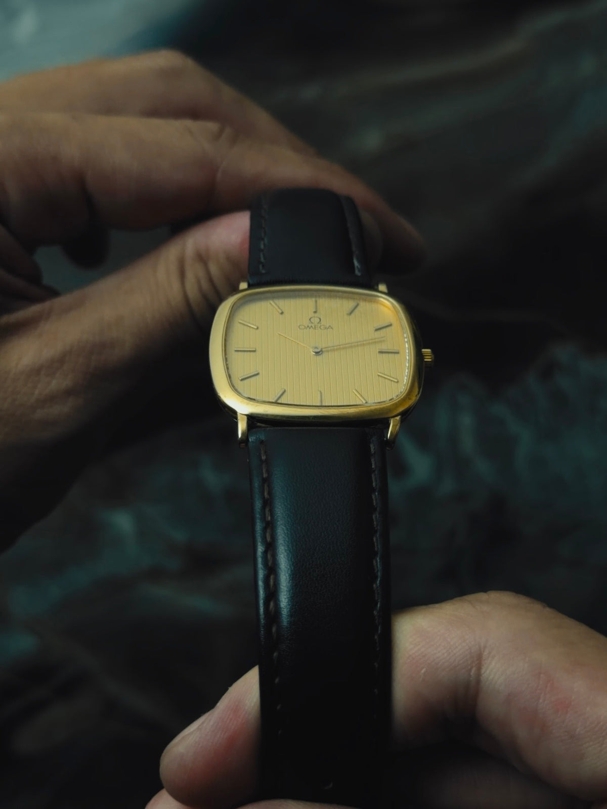 OMEGA De Ville "Golden Stripe" Dial 1970s