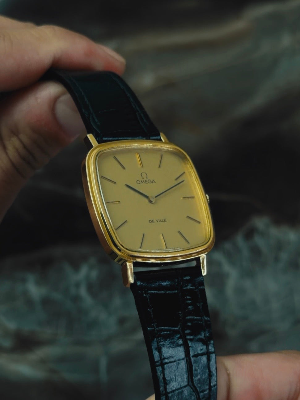 OMEGA De Ville Gold Dial 1970s