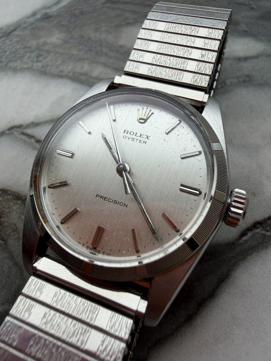 ROLEX Oyster Precision Silver Dial 1966