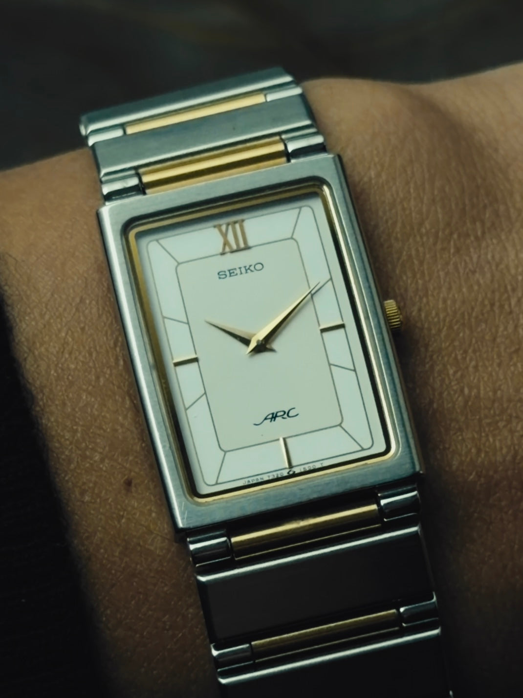 SEIKO ARC White Dial Two-Tone Quartz 1980s