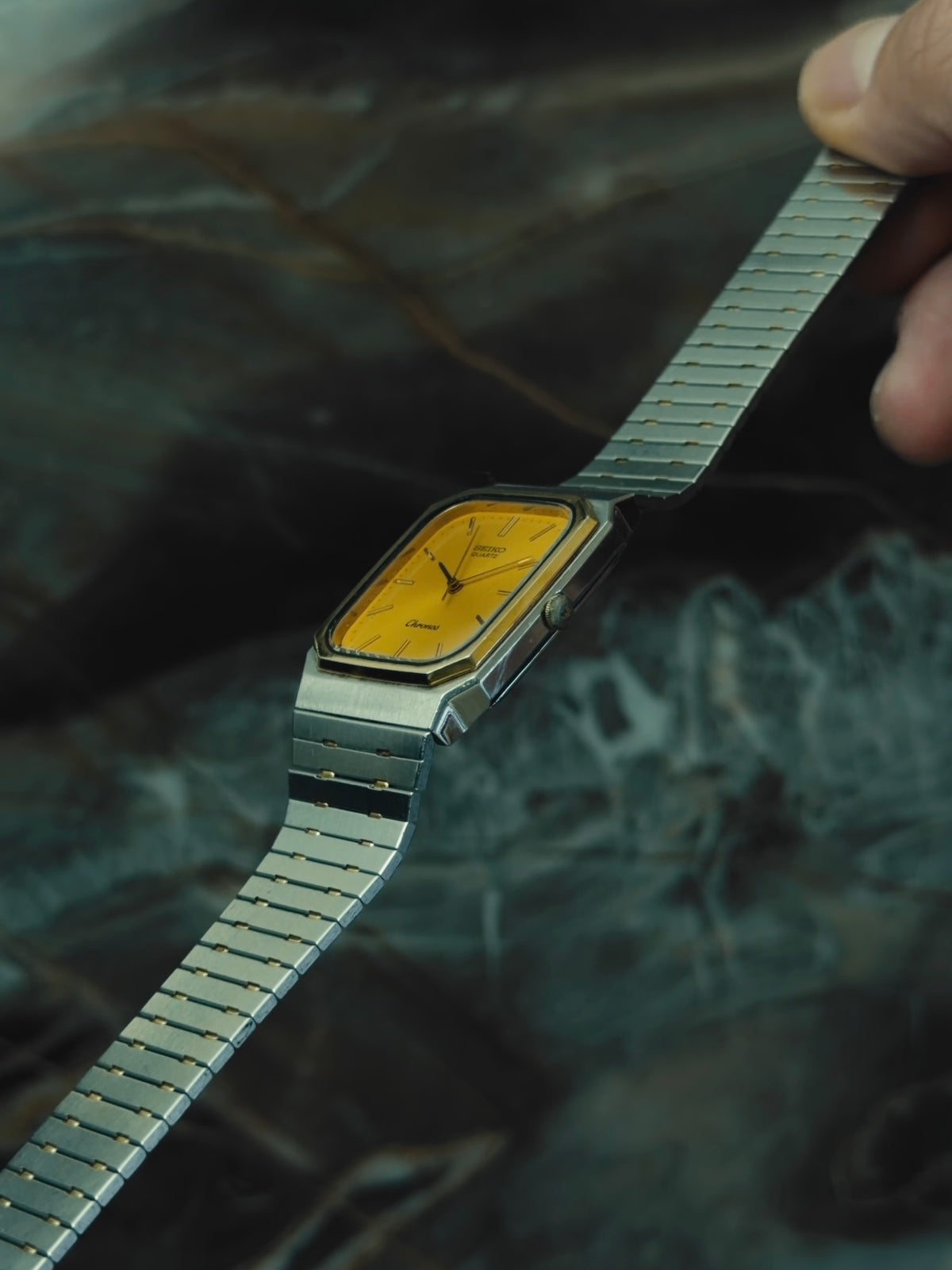 SEIKO Chronos Golden Dial 1980s