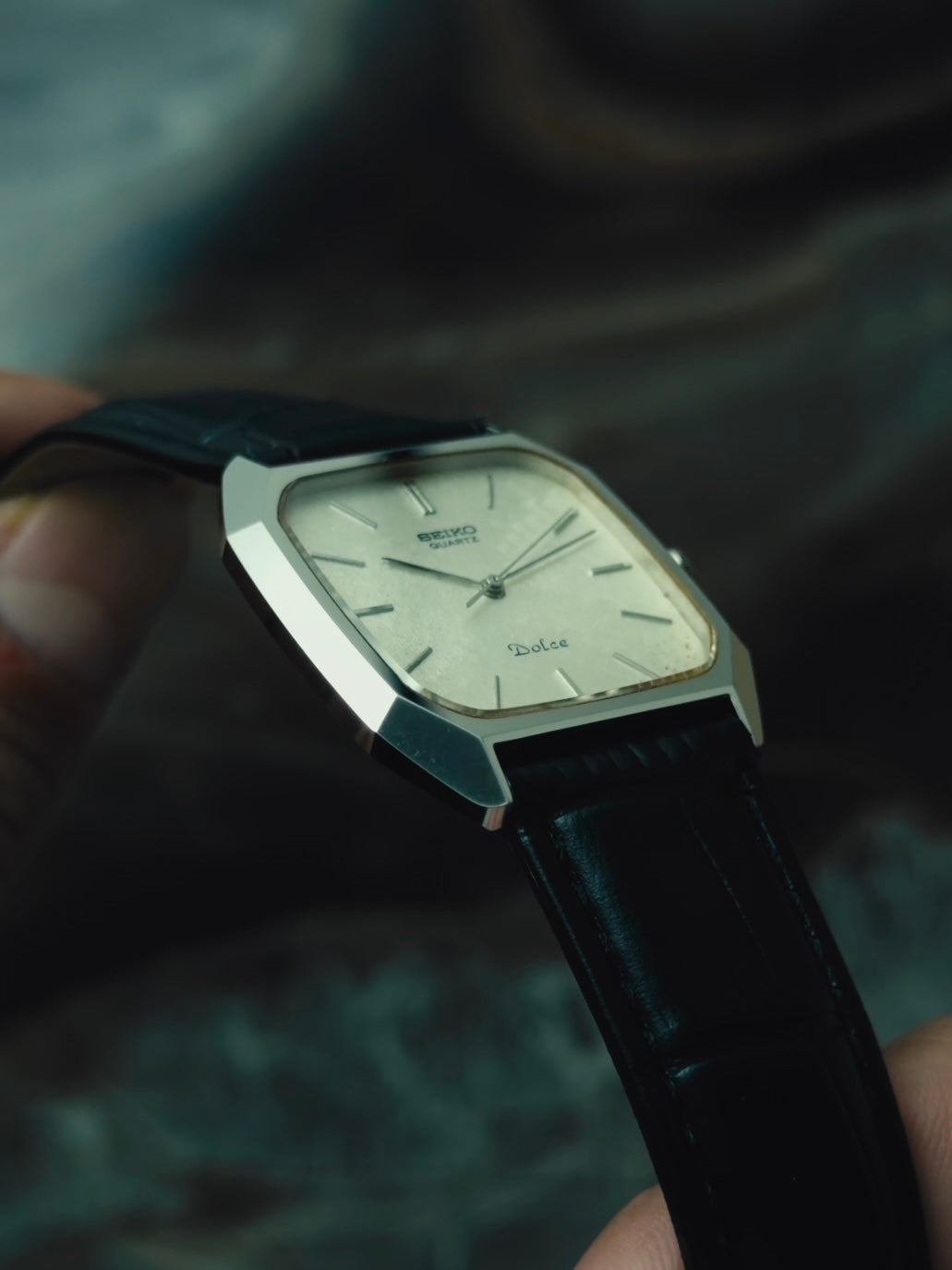SEIKO Dolce "Silver Texture Dial" SS 1980s｜セイコー ヴィンテージ時計 - 8