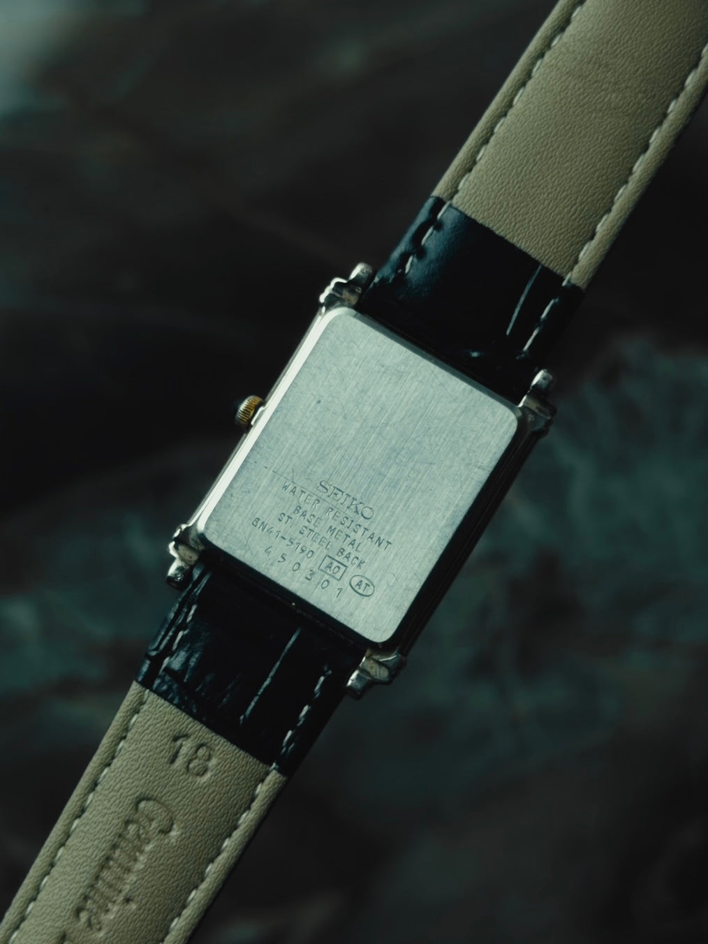 SEIKO Dolce Rectangular Ivory Dial Quartz 1994｜セイコー ヴィンテージ時計 - 8
