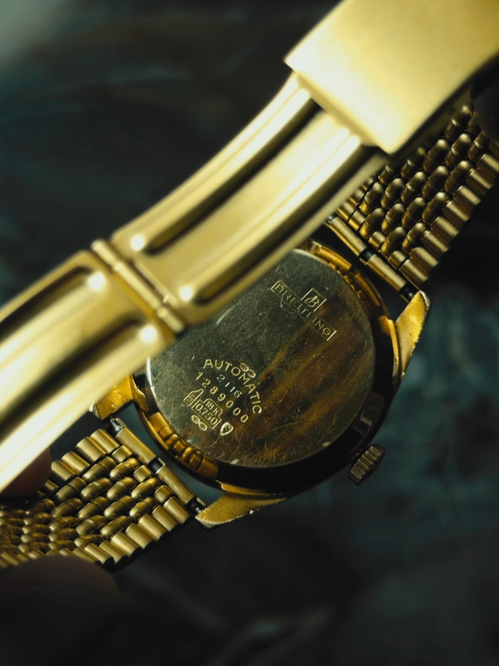 BREITLING 18K Yellow Gold CHRONO-MATIC 1969s｜ブライトリング ヴィンテージ時計 - 9
