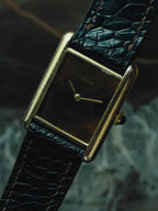 CARTIER Must Tank Mahogany Dial LM 1970s