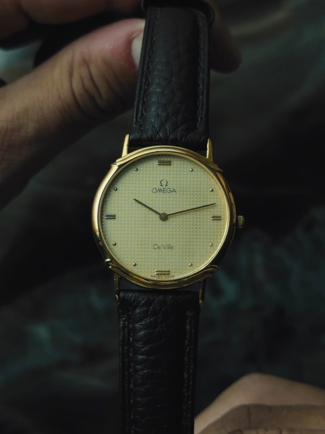OMEGA De Ville Geometric Textured Dial 1980s