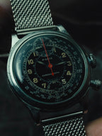 PIERCE Scientific Chronograph Black Dial 1940s