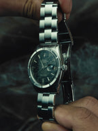 ROLEX Oyster Perpetual Date Obsidian Patina Dial 1964s