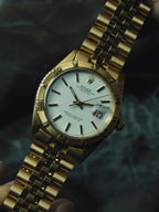 ROLEX 18K Yellow Gold Datejust "Thunderbird" White Dial 1970s｜ロレックス ヴィンテージ時計 - 9