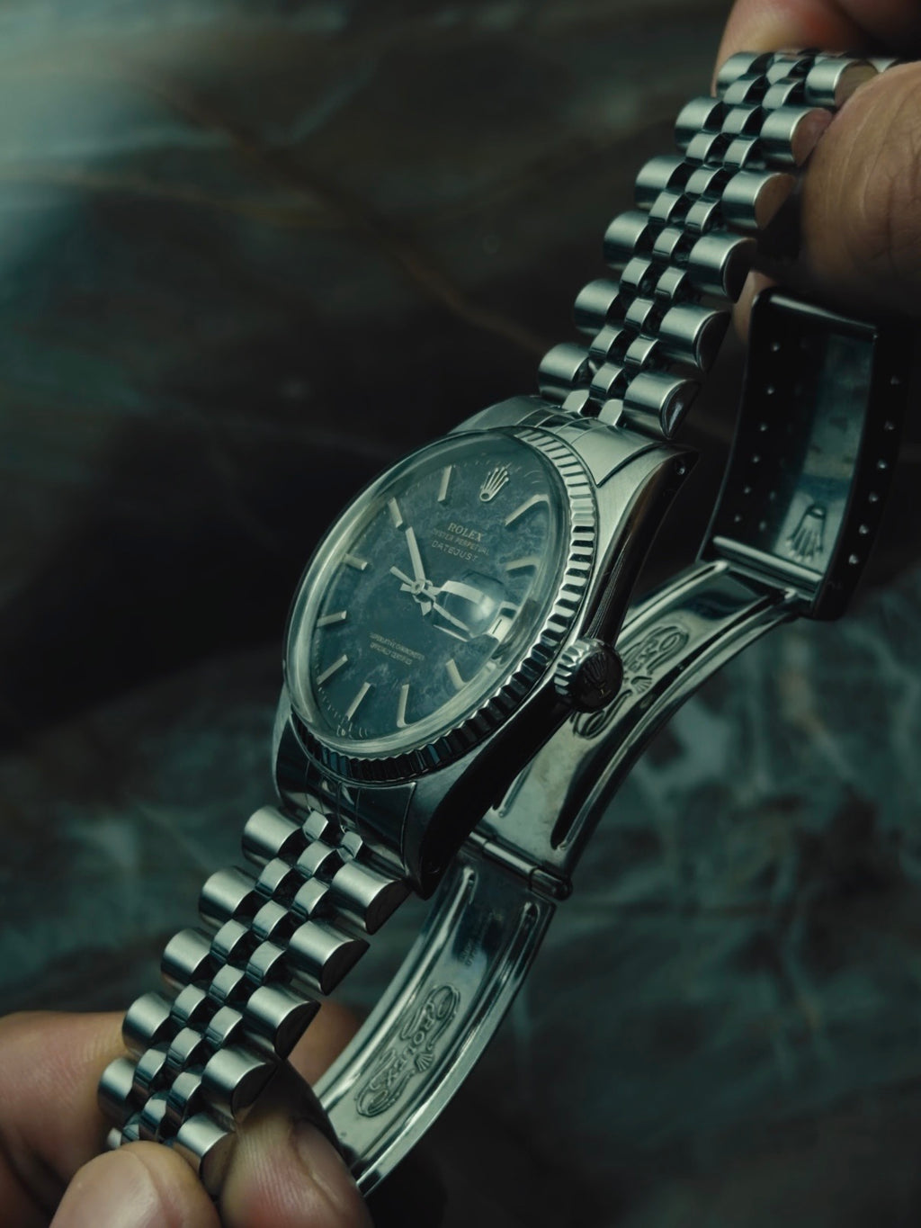 ROLEX Datejust 1601 "Meteoric Stardust" Patina Dial 1960s
