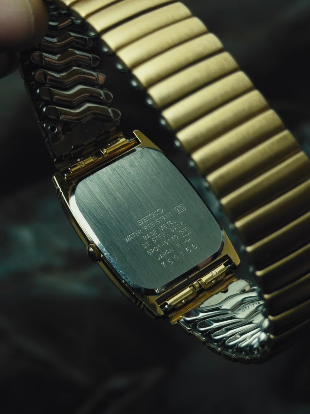 SEIKO Square Gold Textured Dial Quartz 1987｜セイコー ヴィンテージ時計 - 9