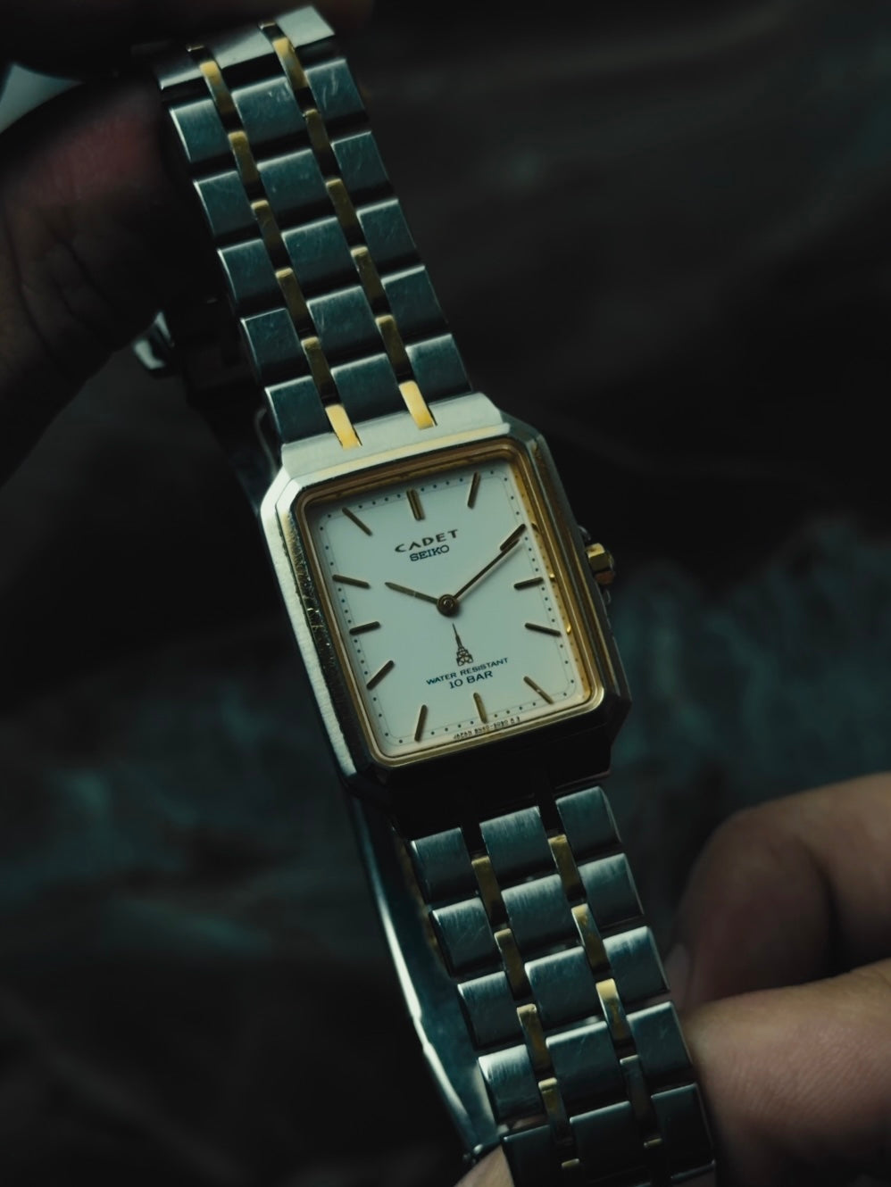 SEIKO CADET White Dial Two-Tone Quartz 1990｜セイコー ヴィンテージ時計 - 9