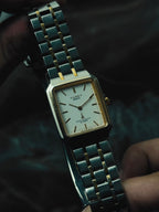 SEIKO CADET White Dial Two-Tone Quartz 1990｜セイコー ヴィンテージ時計 - 9