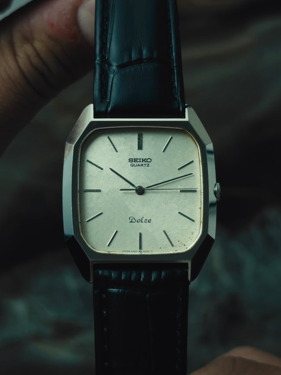 SEIKO Dolce "Silver Texture Dial" SS 1980s｜セイコー ヴィンテージ時計 - 9
