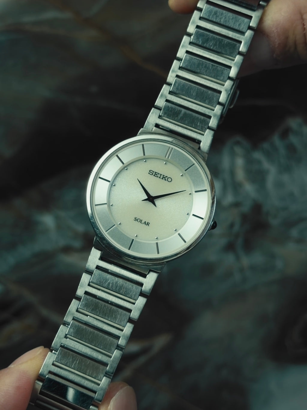 SEIKO "Silver Dial" Solar 2000s｜セイコー ヴィンテージ時計 - 9