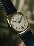 ROLEX  HUNTER TRENCH CUSHION 14K GOLD 1936s