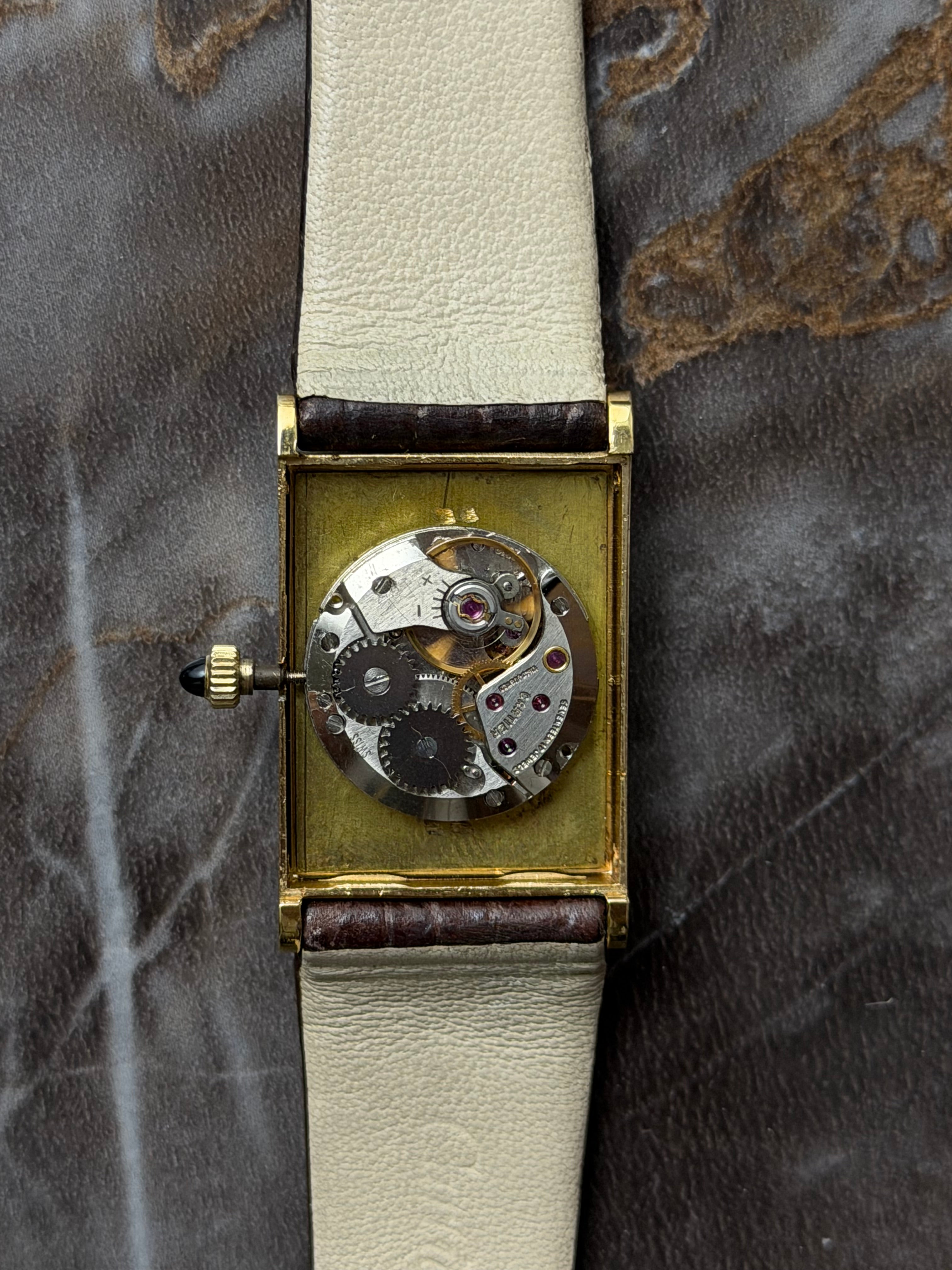 Cartier 20611 Wood Tank 1975s