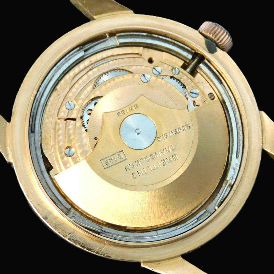 BREITLING 18K Rose Gold TRANSOCEAN 1964s