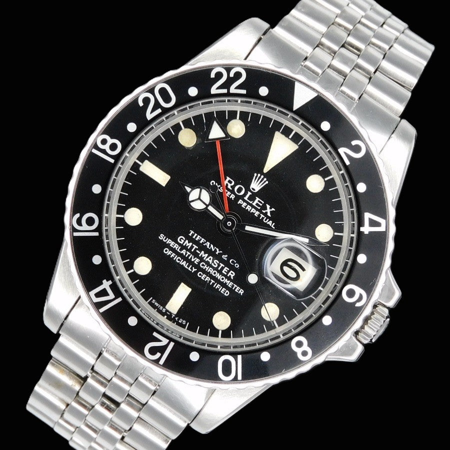 ROLEX SS “TIFFANY DIAL” Long E GMT Master 1968s
