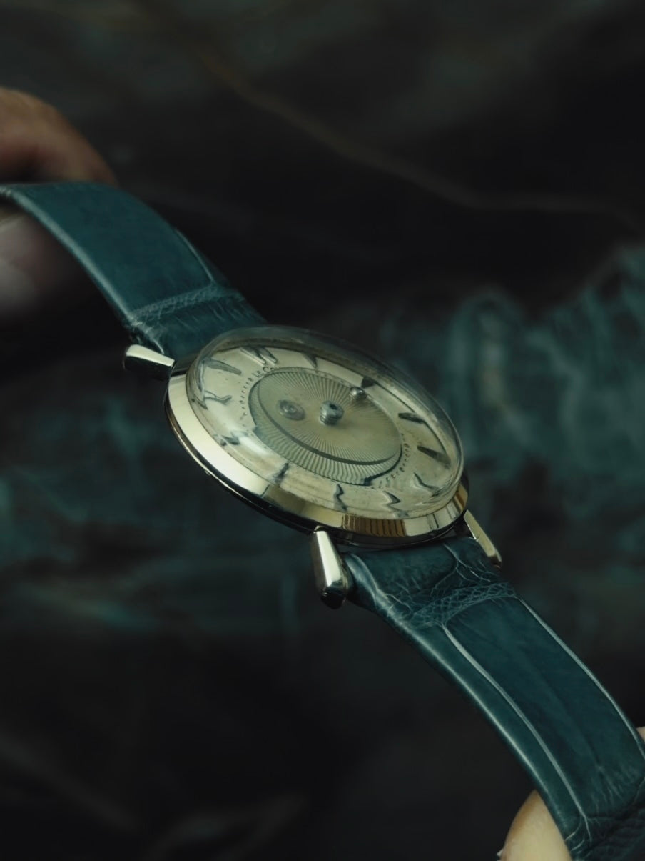 LECOULTRE 14K White Gold "Mystery Dial" 1960s｜ジャガー・ルクルト ヴィンテージ時計 - 10