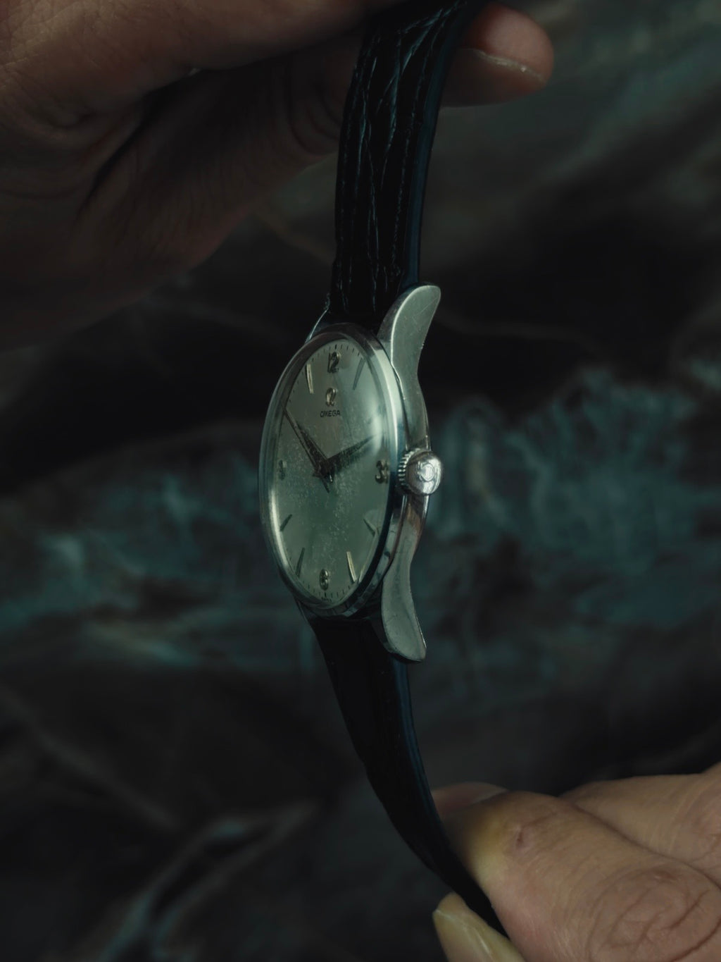 OMEGA "Quarter Arabic" Silver Dial 1950s