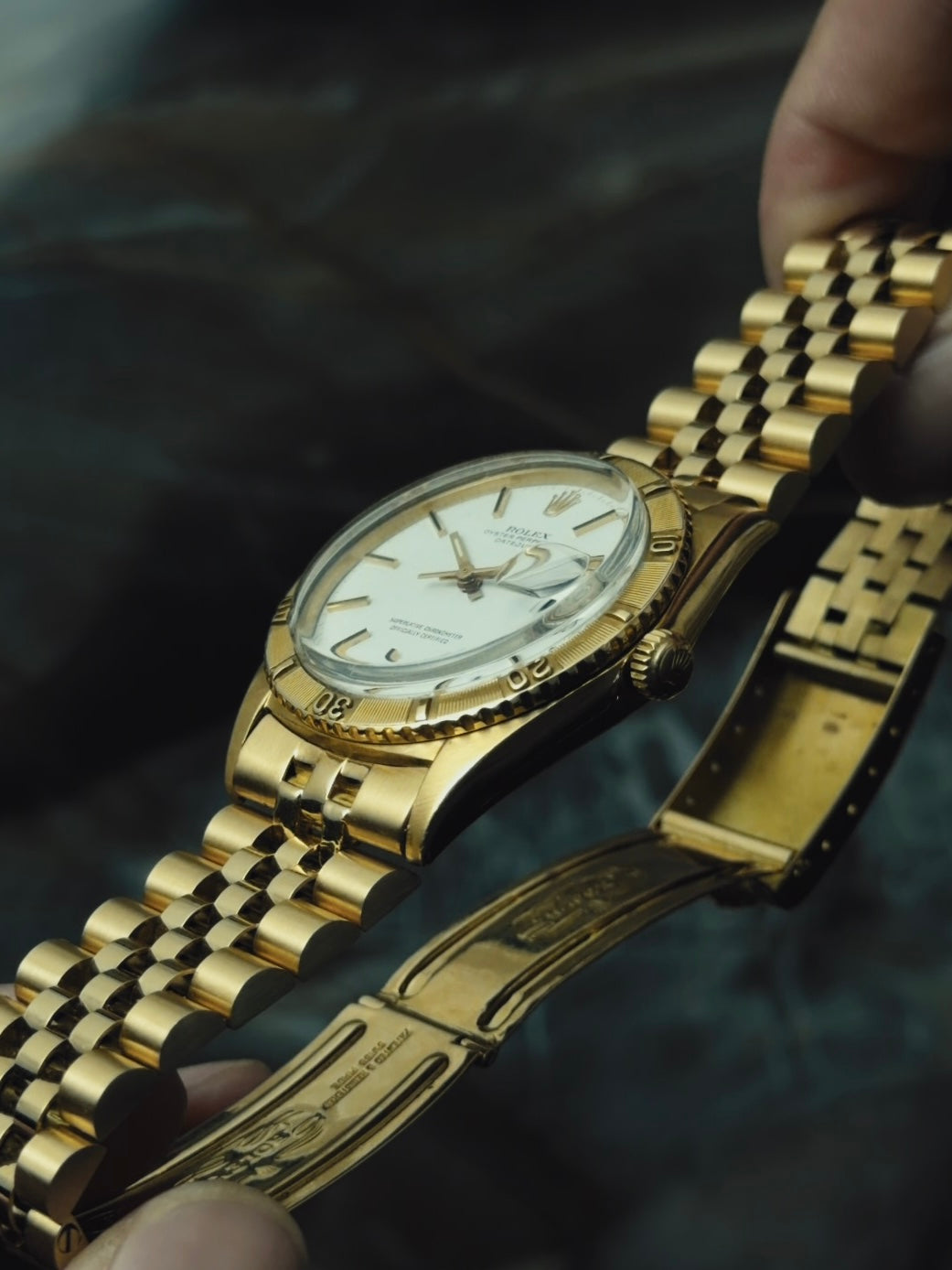 ROLEX 18K Yellow Gold Datejust "Thunderbird" White Dial 1970s｜ロレックス ヴィンテージ時計 - 10