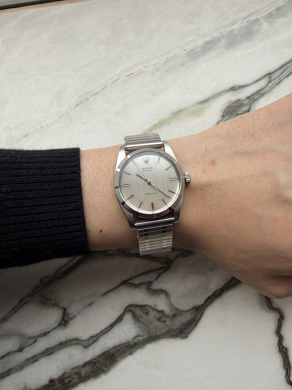 ROLEX Oyster Precision Silver Dial 1966