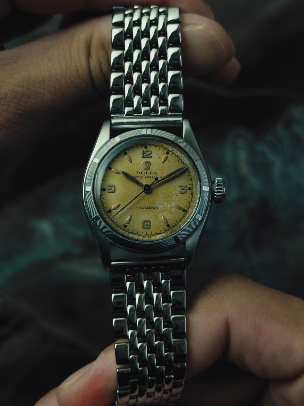 ROLEX Oyster Speedking Precision "Explorer Dial" 1950s