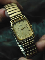 SEIKO Square Gold Textured Dial Quartz 1987｜セイコー ヴィンテージ時計 - 10