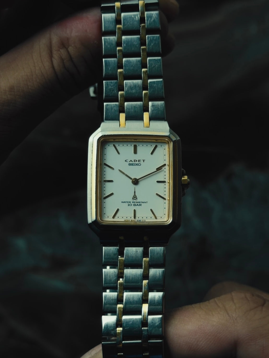 SEIKO CADET White Dial Two-Tone Quartz 1990｜セイコー ヴィンテージ時計 - 10
