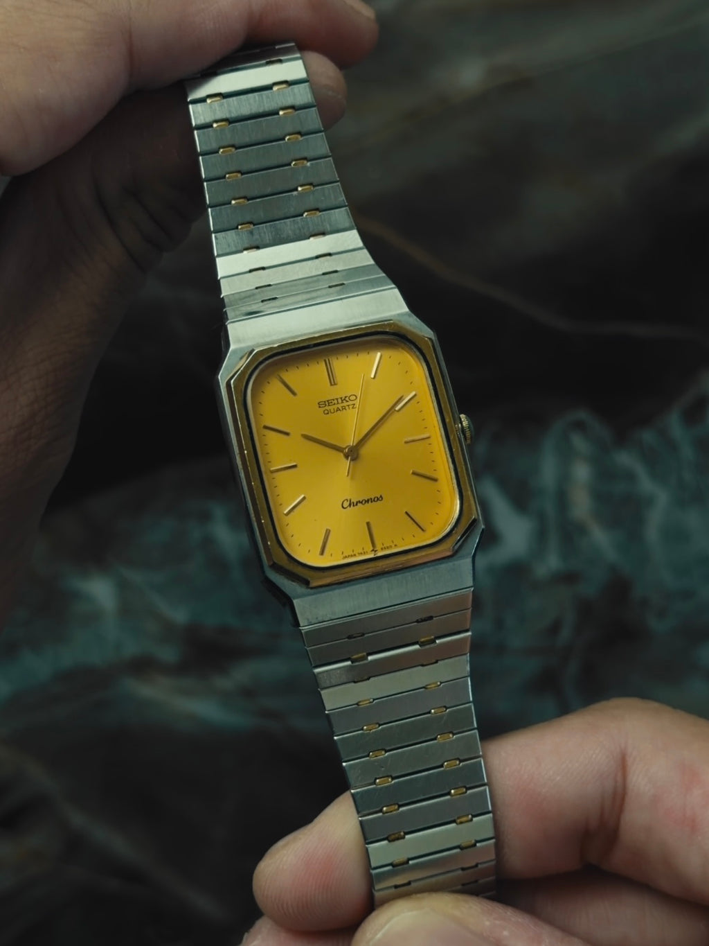 SEIKO Chronos Golden Dial 1980s