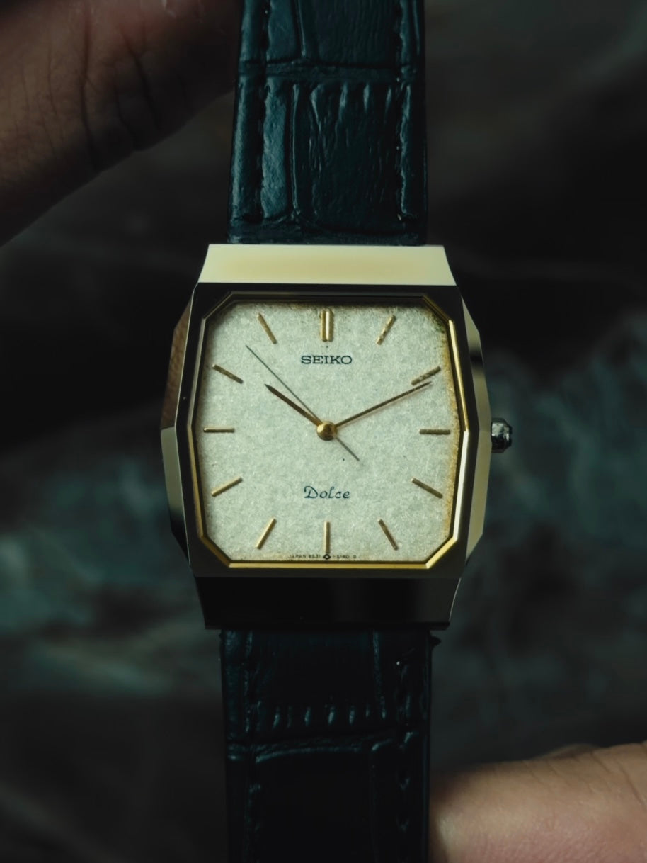 SEIKO Dolce "Frosted Ivory Dial" Quartz 1990｜セイコー ヴィンテージ時計 - 10