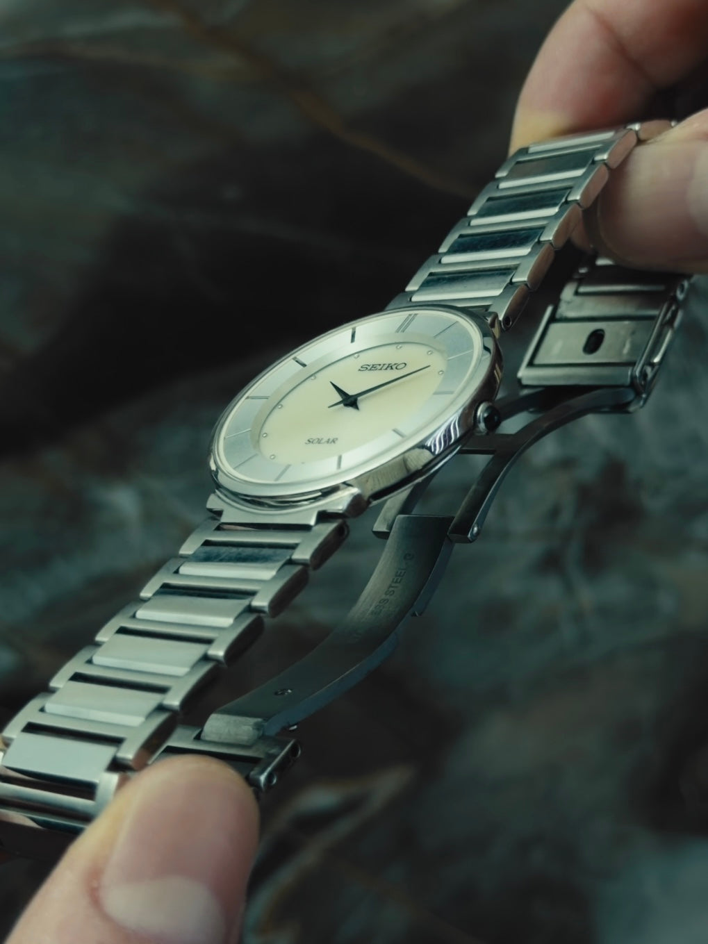 SEIKO "Silver Dial" Solar 2000s｜セイコー ヴィンテージ時計 - 10