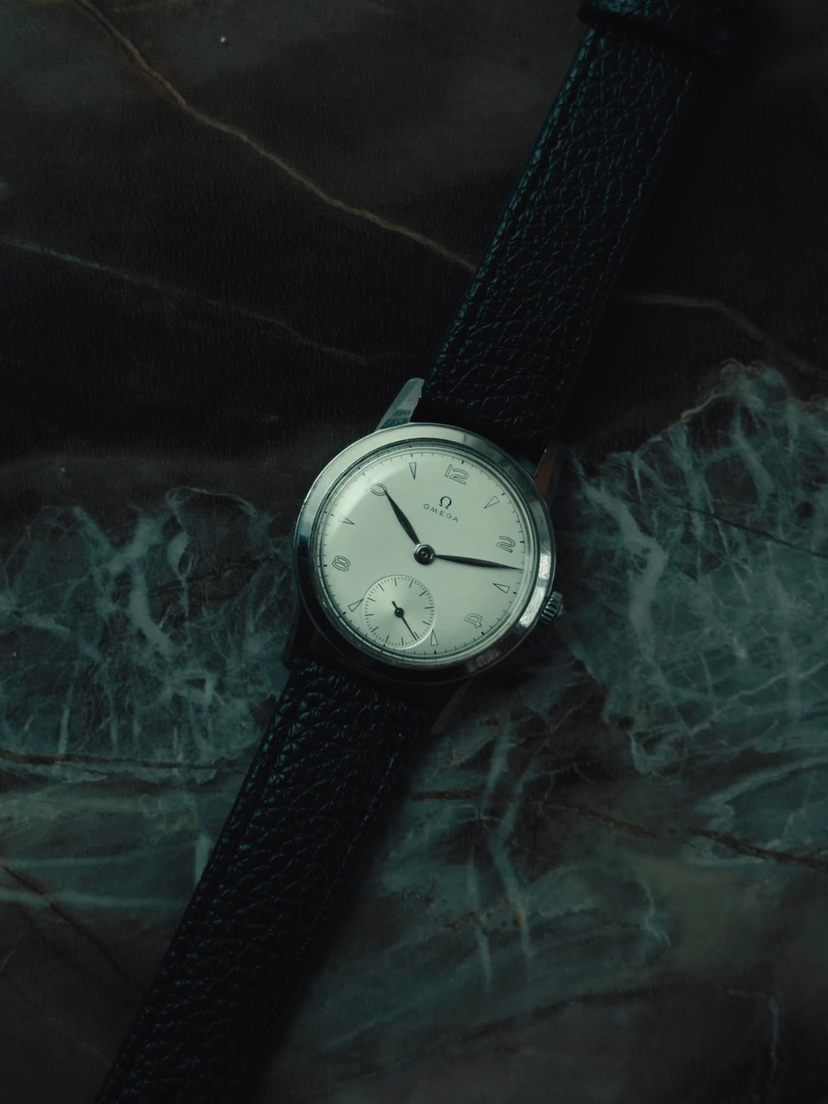 OMEGA Arabic & Triangle Index Small Seconds 1940s