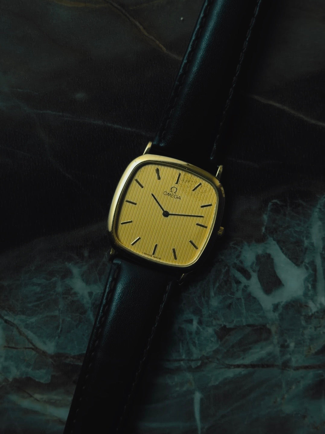OMEGA De Ville "Golden Stripe" Dial 1970s