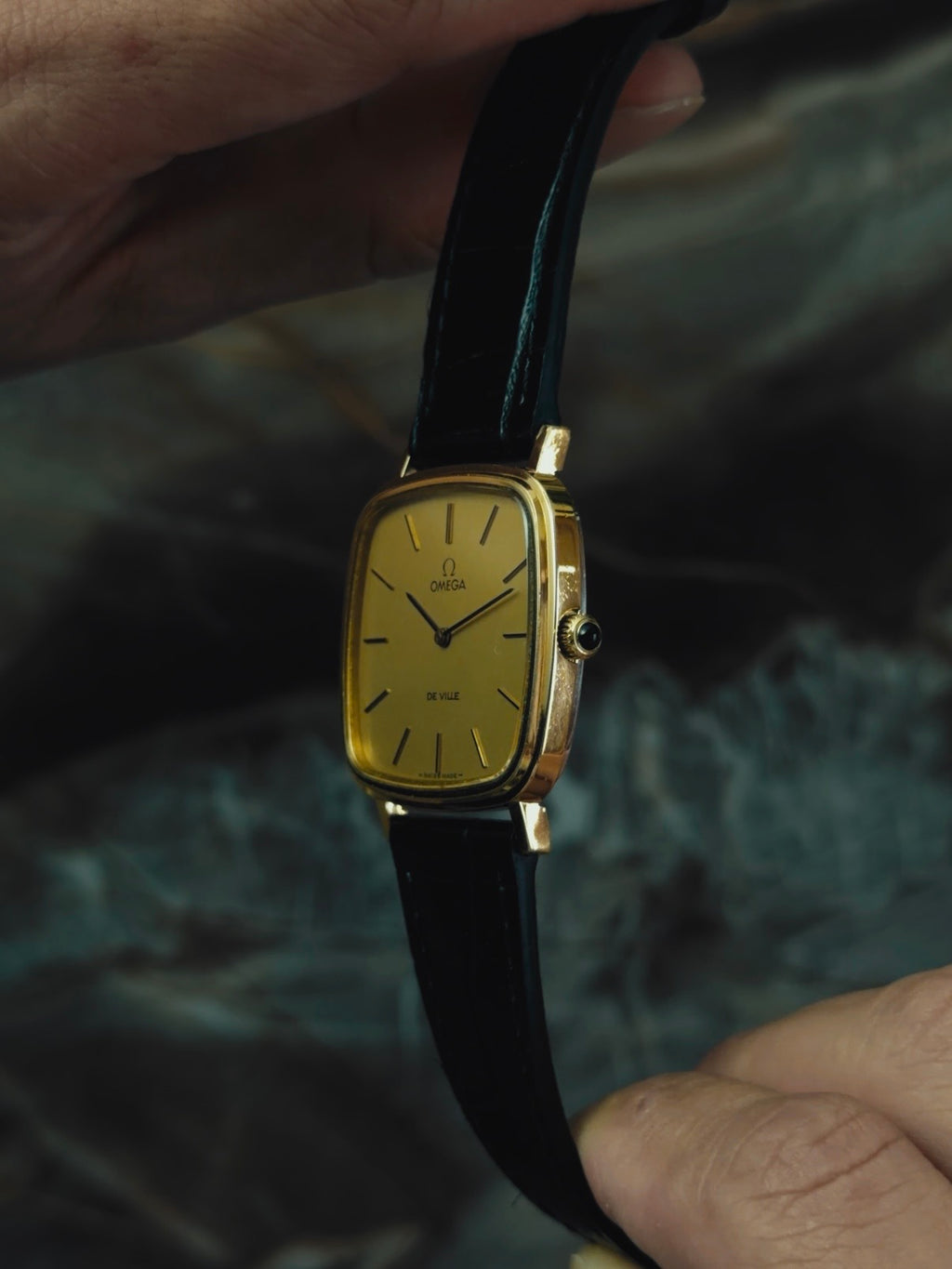 OMEGA De Ville Gold Dial 1970s