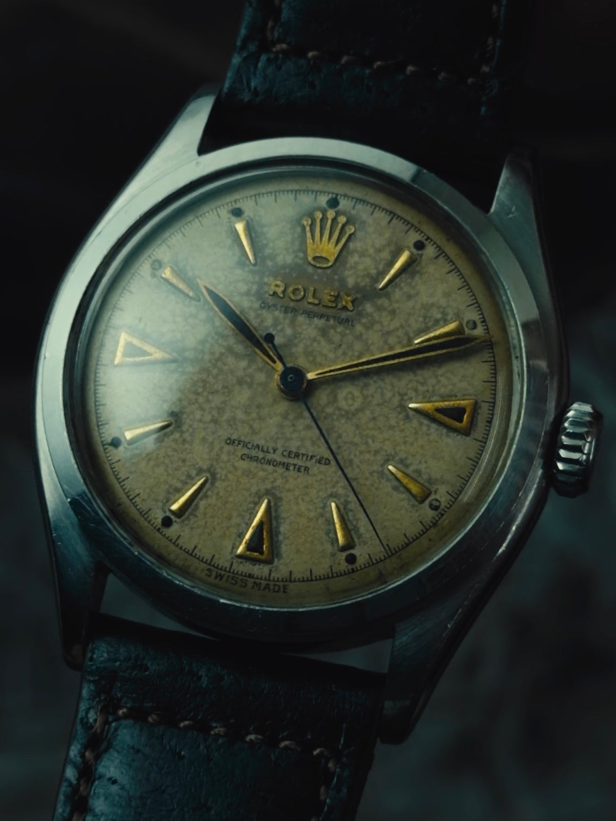 ROLEX Oyster Perpetual "Ancient Relic" Patina Dial 1952