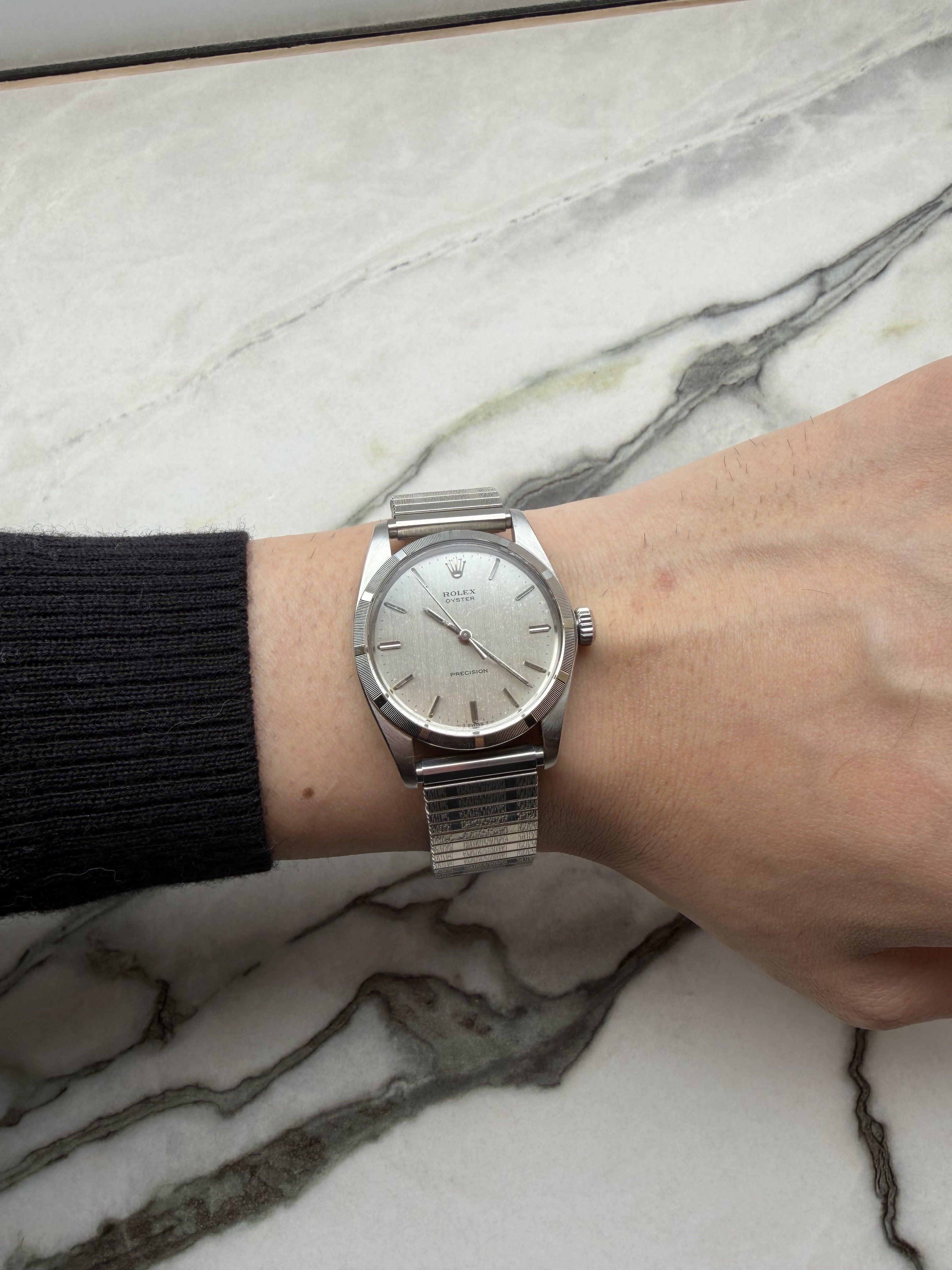 ROLEX Oyster Precision Silver Dial 1966