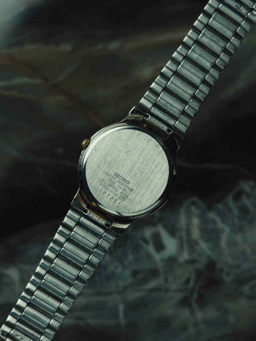 SEIKO "Roman Textured" Dial Two-Tone 1990s｜セイコー ヴィンテージ時計 - 11