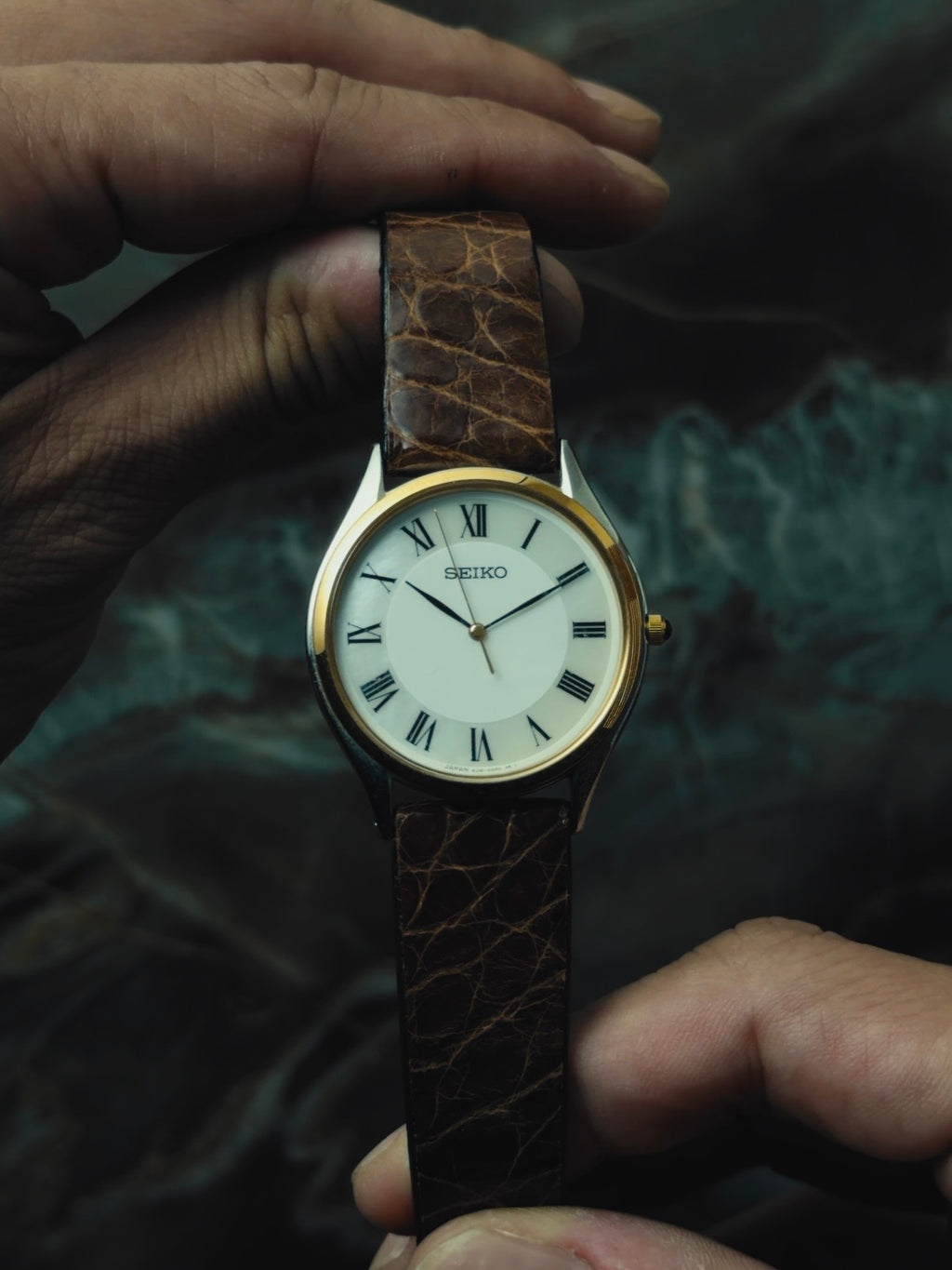 SEIKO Two-Tone "Ivory Roman" Quartz 1990s｜セイコー ヴィンテージ時計 - 11