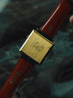 Baume & Mercier Dual Time 18KSG Big Square Case 1970s｜ボーム＆メルシエ ヴィンテージ時計 - 12