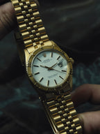 ROLEX 18K Yellow Gold Datejust "Thunderbird" White Dial 1970s｜ロレックス ヴィンテージ時計 - 12